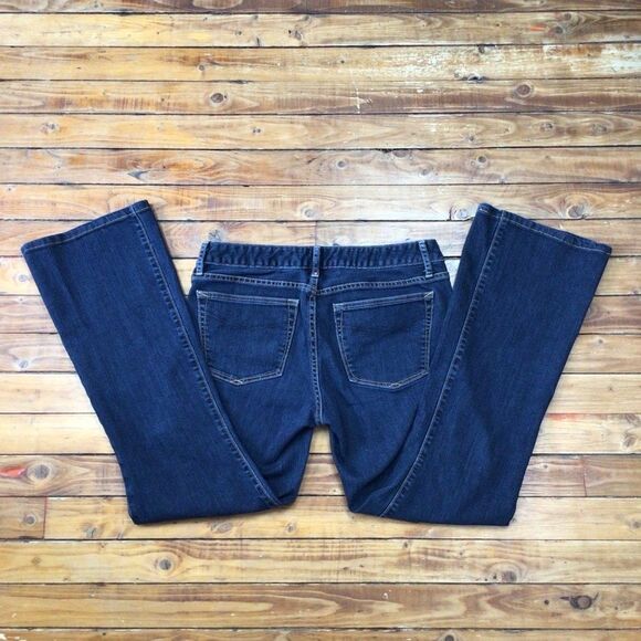 Gap 1969 Curvy Boot Cut Dark Blue Jeans 27/4 Ladies - Picture 2 of 9